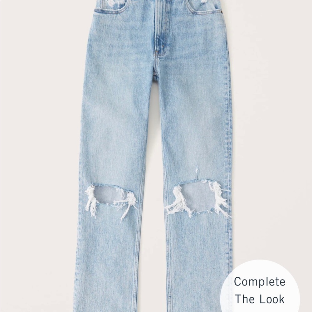 Ultra high rise 90’s straight jean